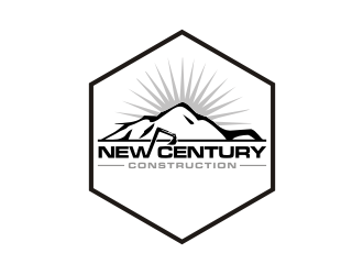 New Century Construction logo design by Barkah