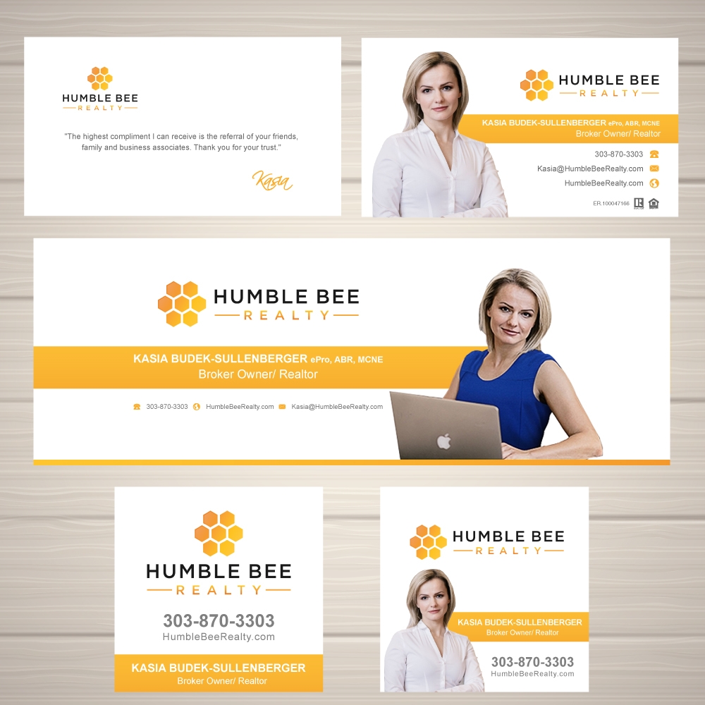 Humble Bee Realty logo design by labo