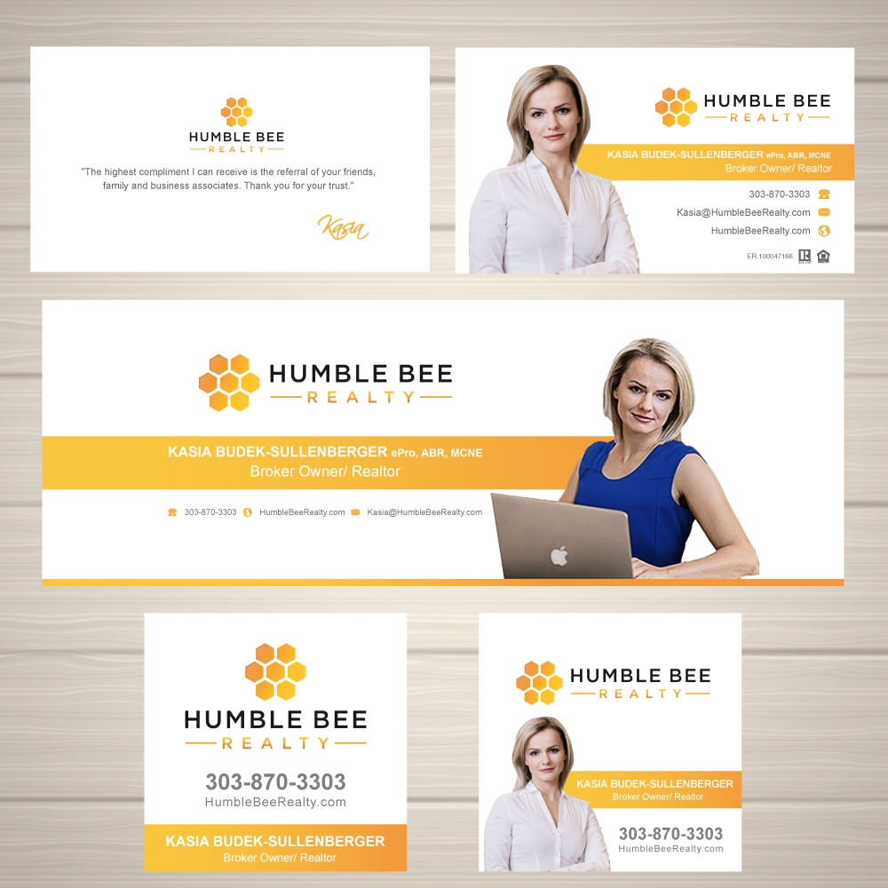 Humble Bee Realty logo design by labo