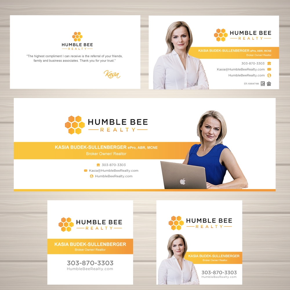 Humble Bee Realty logo design by labo