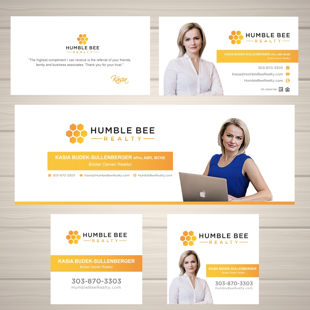 Humble Bee Realty logo design by labo