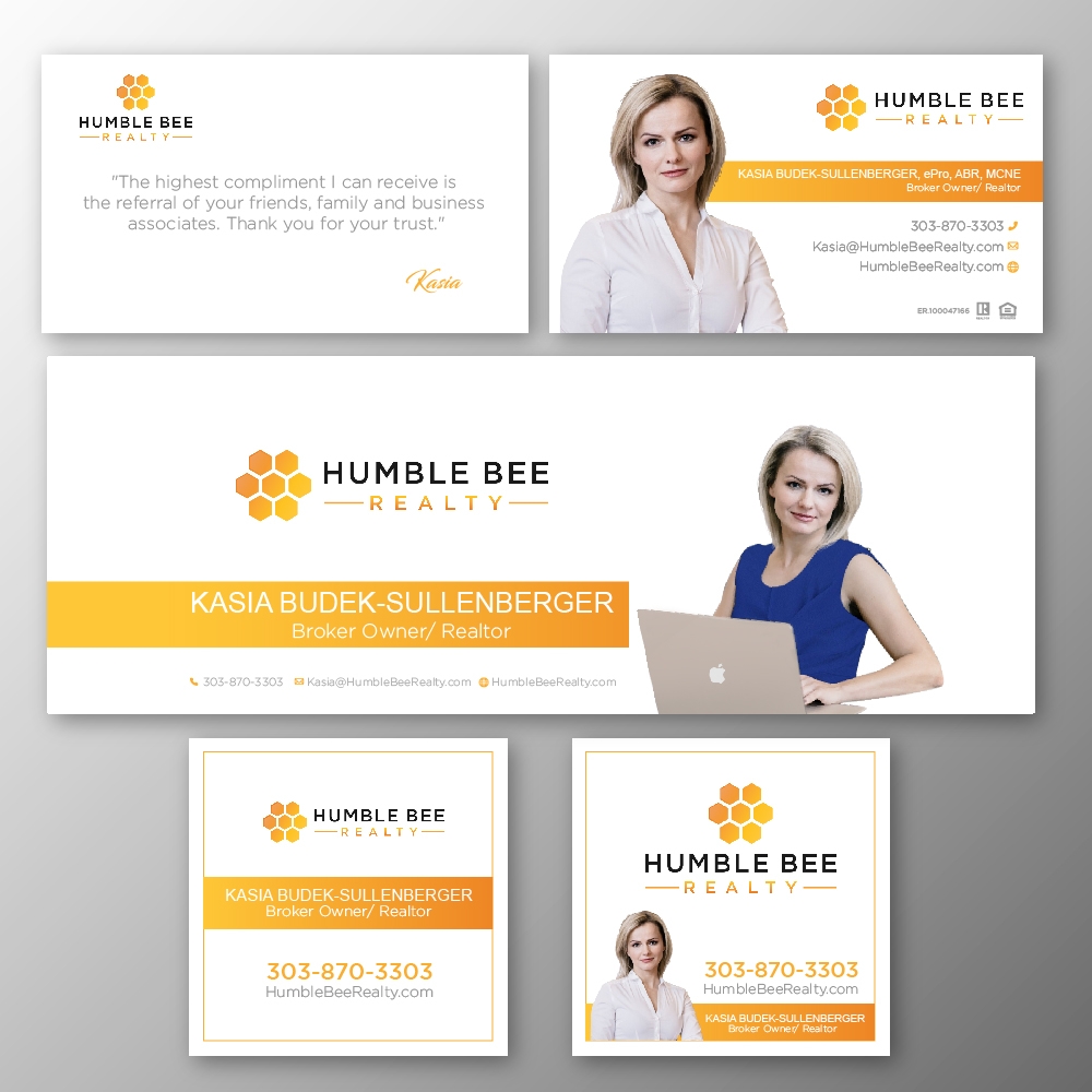 Humble Bee Realty logo design by jhon01