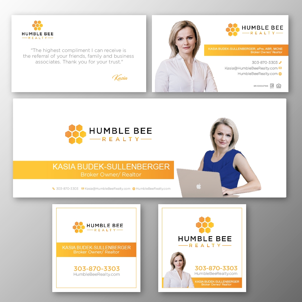Humble Bee Realty logo design by jhon01