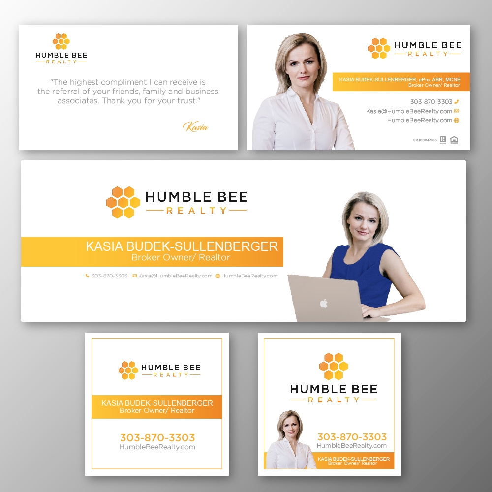 Humble Bee Realty logo design by jhon01