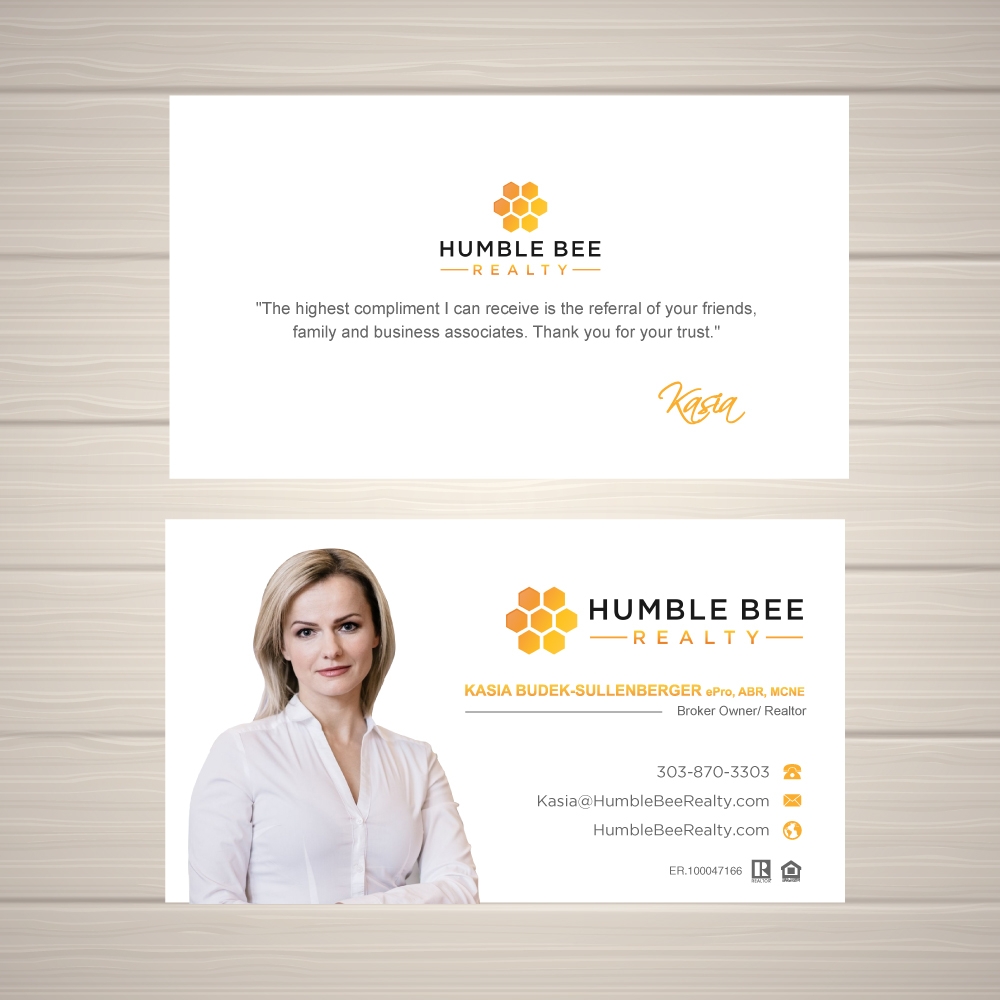 Humble Bee Realty logo design by labo