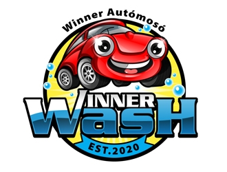 Winner Car Wash Logo Design
