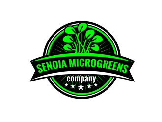 Senoia Microgreens Company logo design by serprimero
