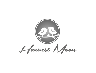 Harvest Moon logo design by giphone