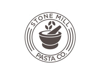 Stone Mill Pasta Co.  logo design by sabyan