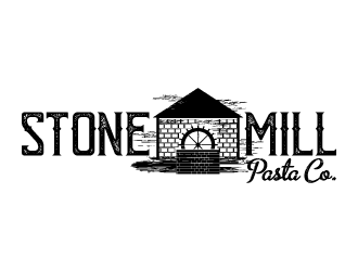 Stone Mill Pasta Co.  logo design by Ultimatum