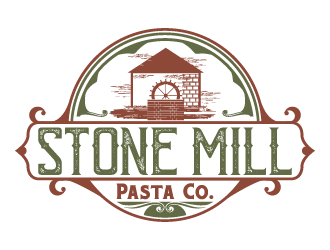 Stone Mill Pasta Co.  logo design by Ultimatum