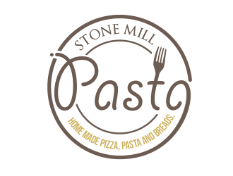 Stone Mill Pasta Co.  logo design by serprimero