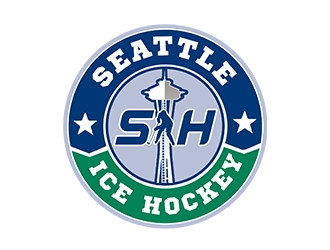 Seattle Ice Hockey logo design by PrimalGraphics