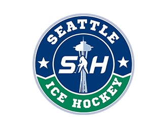 Seattle Ice Hockey logo design by PrimalGraphics