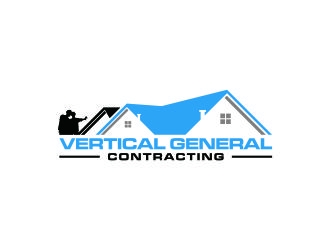Vertical General Contracting logo design by Garmos