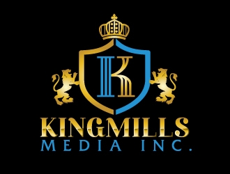KingMills Media inc logo design by AamirKhan