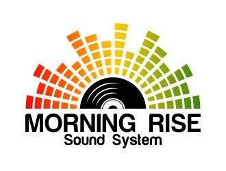 Morning Rise Sound System logo design by alfais
