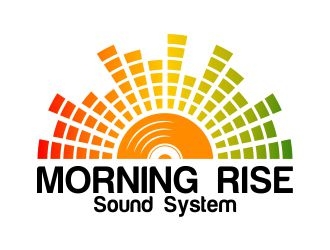 Morning Rise Sound System logo design by alfais