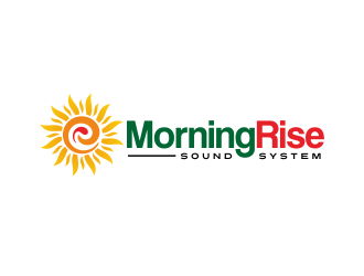 Morning Rise Sound System logo design by AisRafa