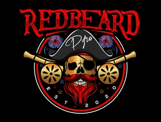 Redbeard Pyro logo design by DreamLogoDesign