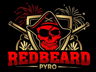 Redbeard Pyro logo design by Suvendu
