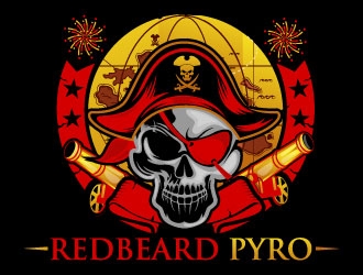 Redbeard Pyro logo design by Suvendu