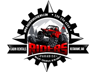 Riders Paradise  logo design by dorijo