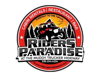 Riders Paradise  logo design by MarkindDesign