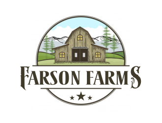 Farson Farms logo design by Gwerth