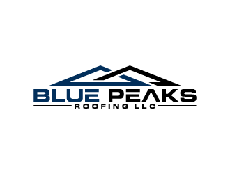 Blue Peaks Roofing LLC logo design by Andri