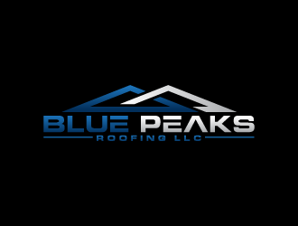 Blue Peaks Roofing LLC logo design by Andri