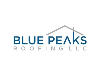Blue Peaks Roofing LLC logo design by sabyan