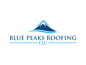 Blue Peaks Roofing LLC logo design by ingepro