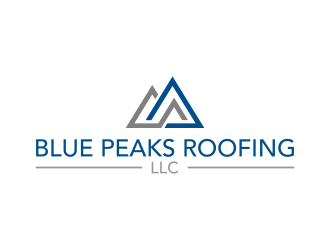 Blue Peaks Roofing LLC logo design by ingepro