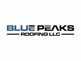 Blue Peaks Roofing LLC logo design by eagerly