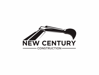 New Century Construction logo design by arifana