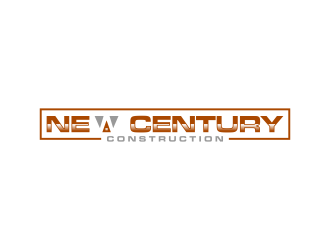 New Century Construction logo design by savana