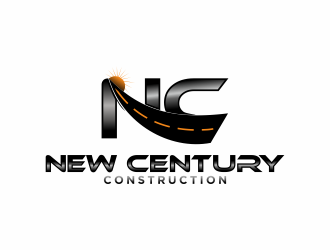New Century Construction logo design by Mahrein