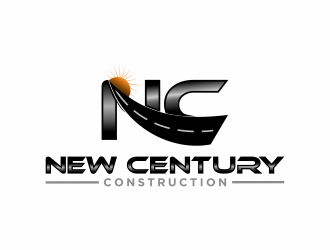 New Century Construction logo design by Mahrein