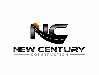 New Century Construction logo design by Mahrein