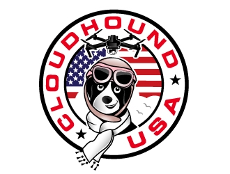 Cloudhound UAS logo design by Suvendu