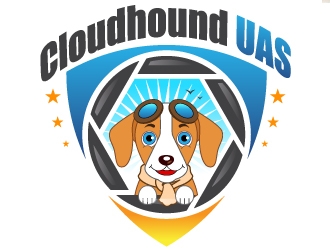 Cloudhound UAS logo design by Suvendu