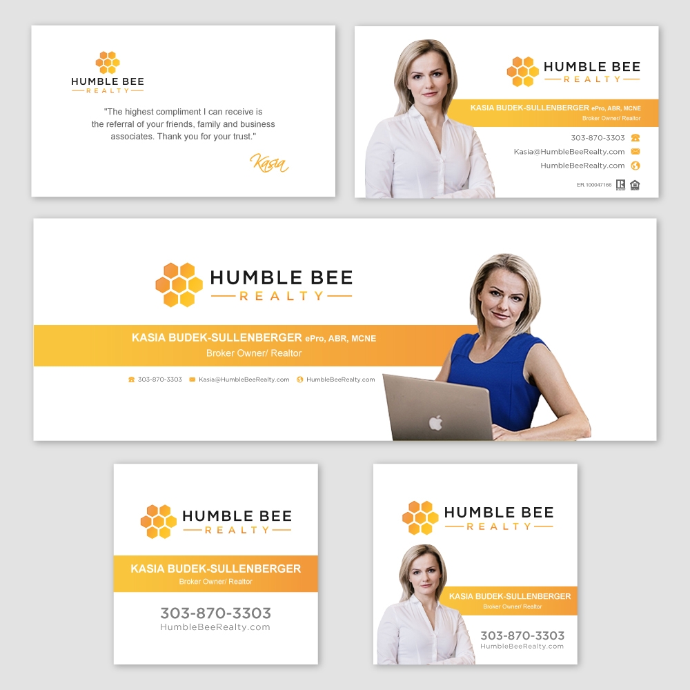 Humble Bee Realty logo design by labo