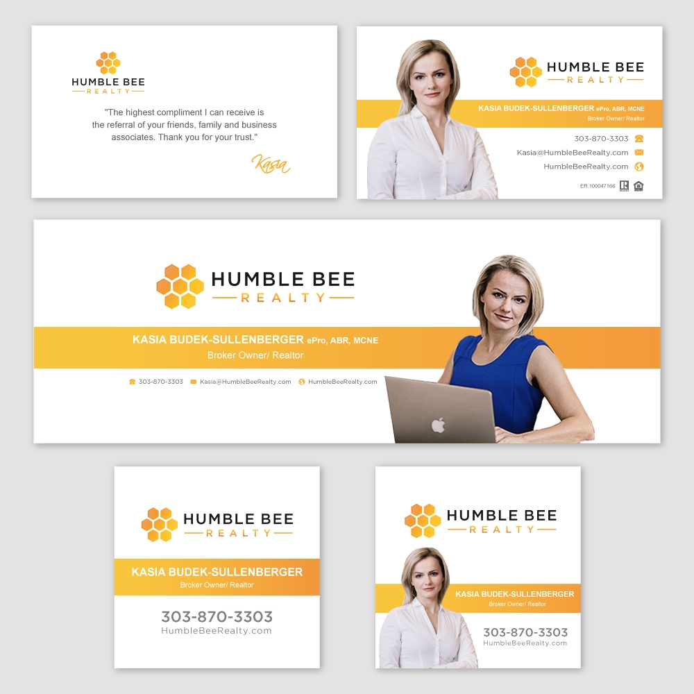 Humble Bee Realty logo design by labo
