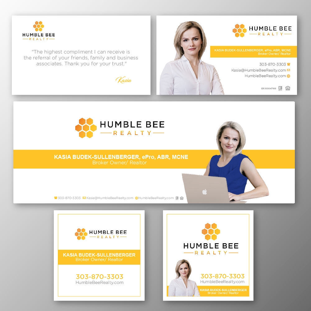 Humble Bee Realty logo design by jhon01