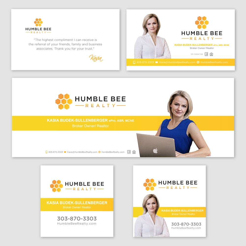 Humble Bee Realty logo design by labo