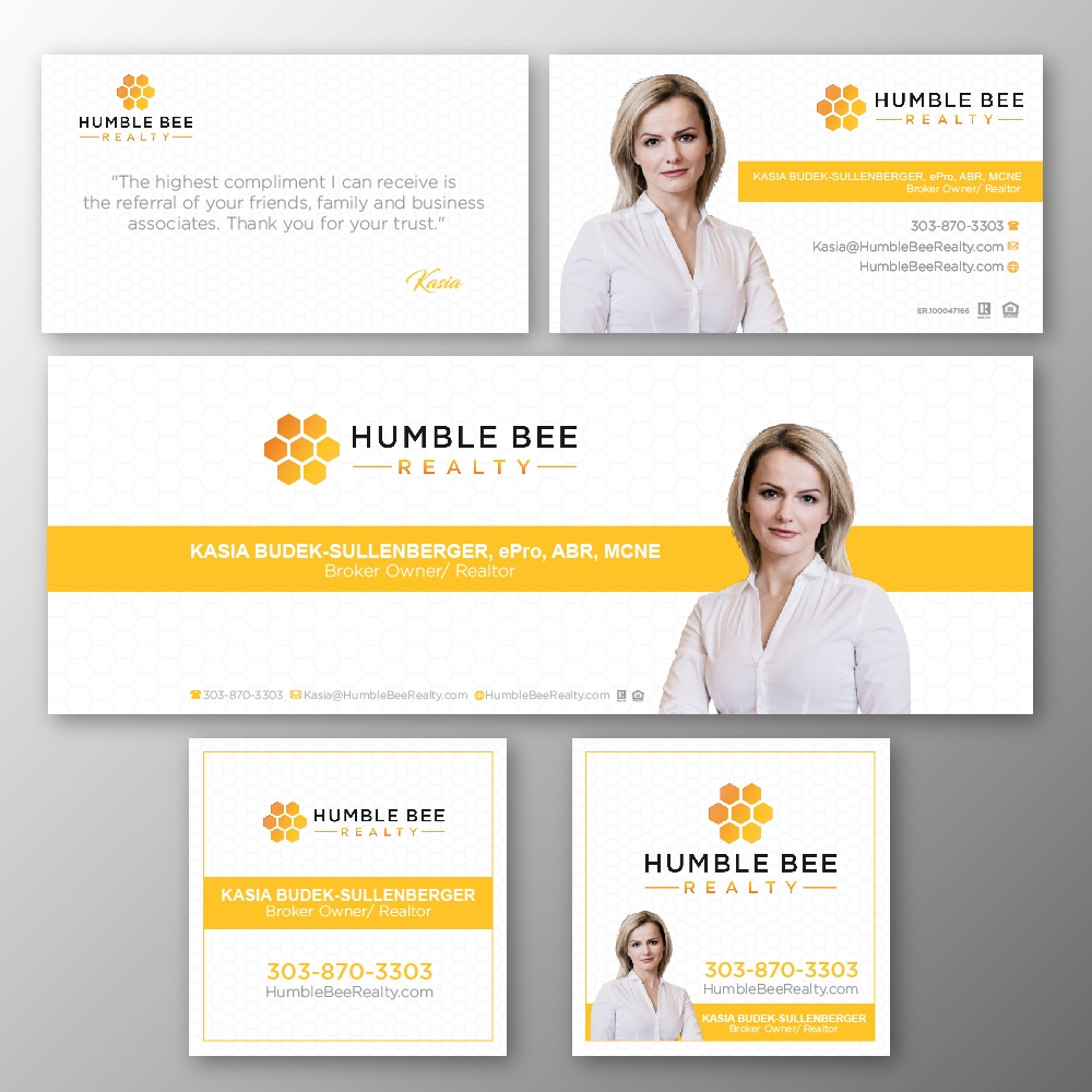Humble Bee Realty logo design by jhon01