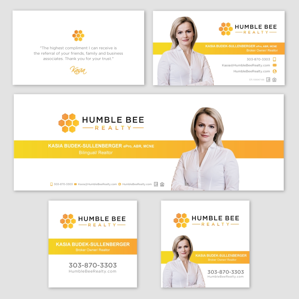 Humble Bee Realty logo design by labo