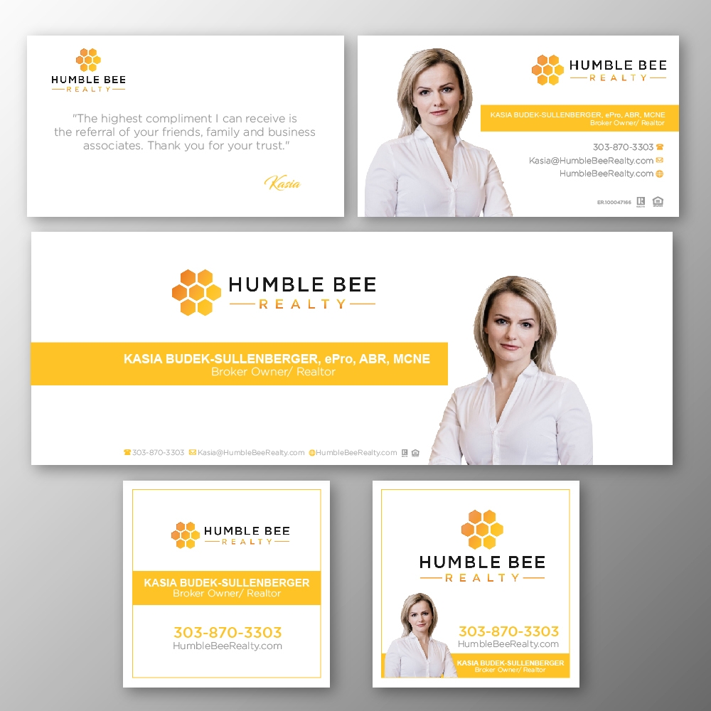 Humble Bee Realty logo design by jhon01