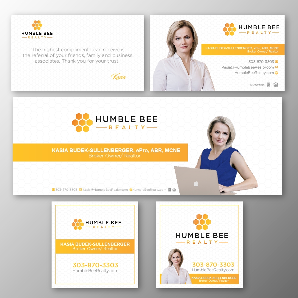 Humble Bee Realty logo design by jhon01